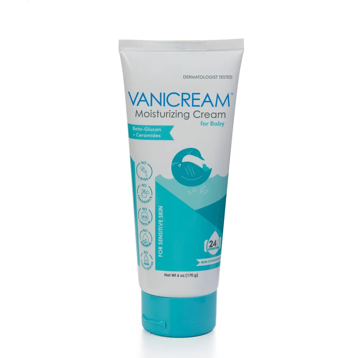 Vanicream Tear-Free Unscented Moisturizing Cream for Baby - 6 fl oz: Hypoallergenic, Paraben-Free, Gluten-Free